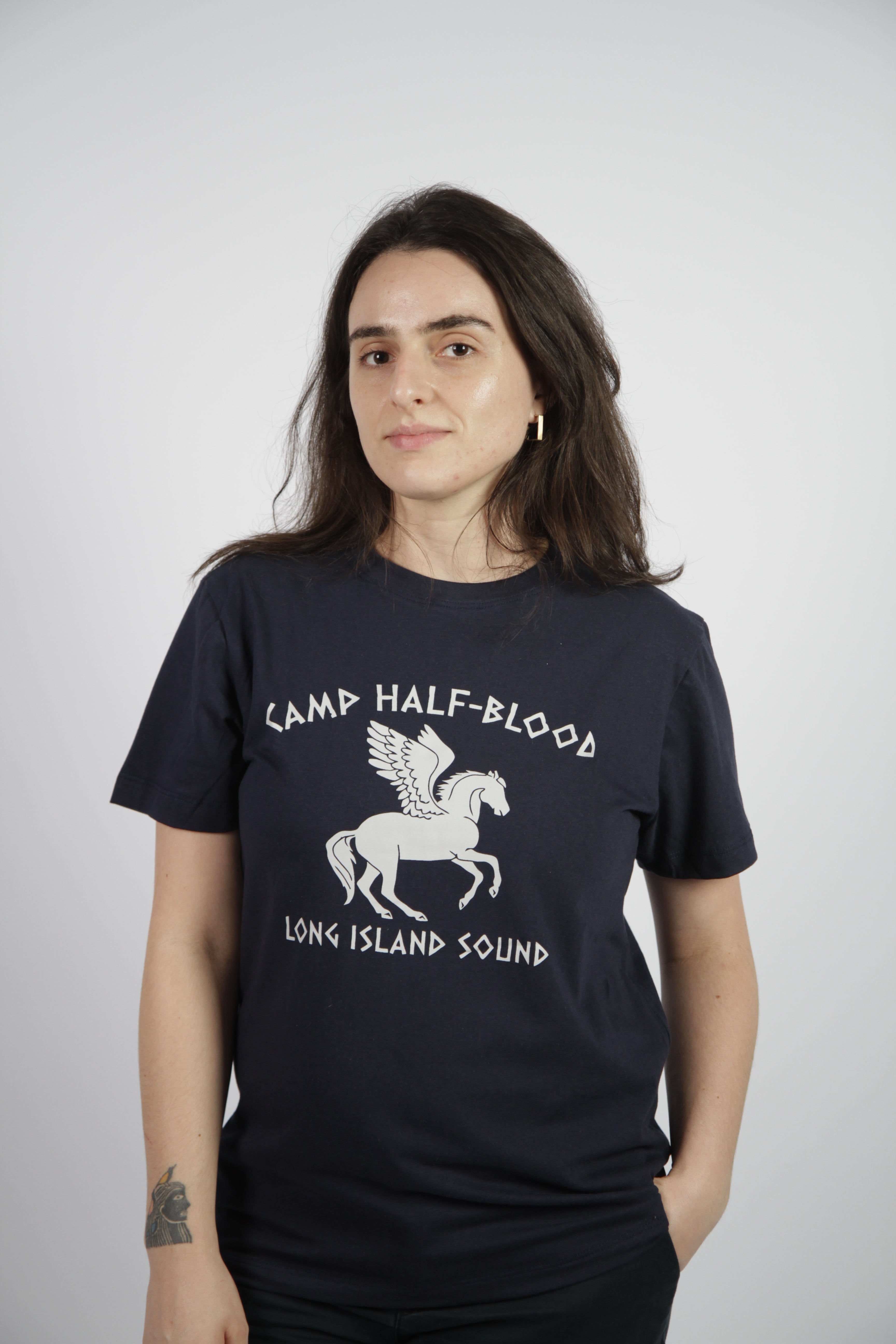 Camiseta Percy Jackson/Acampamento Meio-Sangue 100% algodão